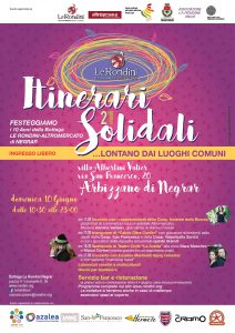 Itinerari solidali 10 Giugno 2018