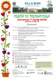 Festa di primavera Villa Buri 2019