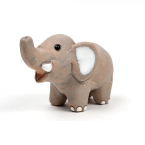 elefantino terracotta bomboniera Peru